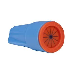 Aqua/Orange Waterproof Wire Connectors (4-Pack)