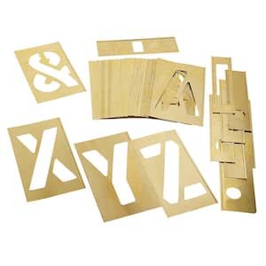 Letter Stencil - Commercial Stencils - Signage - The Home Depot