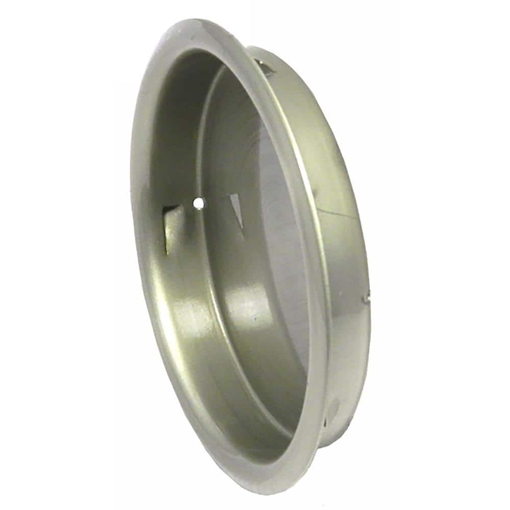 2-1/8 in. Satin Nickel Closet Door Flush Pull