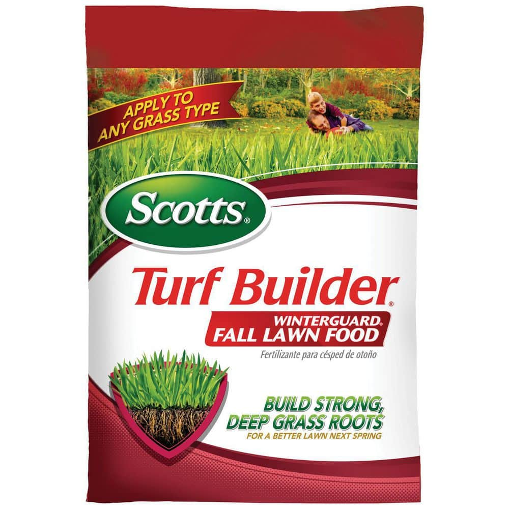 Scotts Turf Builder 32.3 lbs. 12,000 sq. ft. WinterGuard Fall Lawn Fertilizer for All Grass Types