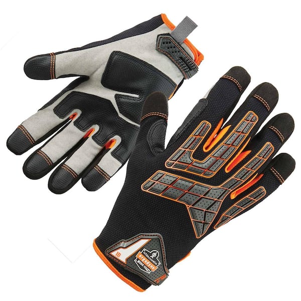 Ergodyne ProFlex 760 Medium Black Impact-Reducing Utility Gloves