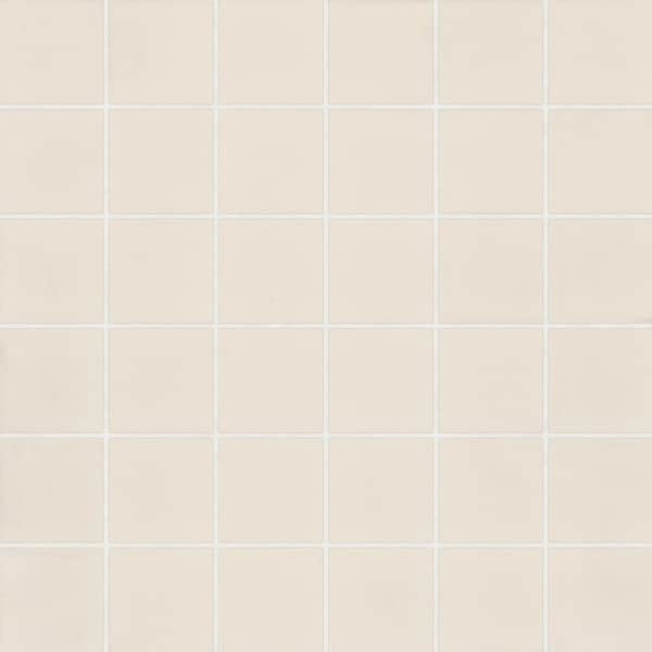 Bedrosians Marin 2 in. x 2 in. Matte Porcelain Mosaic in Sand Dollar Wall Tile (10.08 sq. ft. /Case)