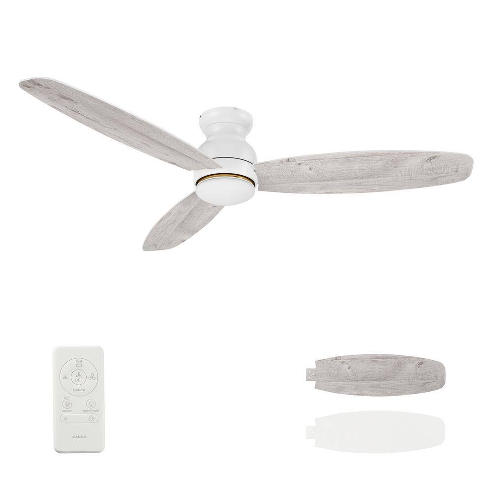 Arran 60 in. Color Changing Integrated LED Indoor Matte White 10-Speed DC Ceiling Fan with Light Kit and Remote Control price history on PriceWatchPro