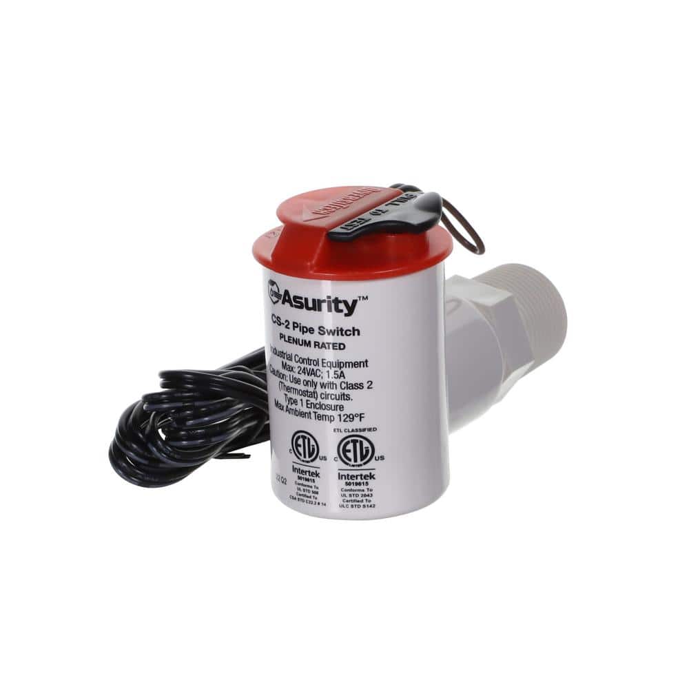 Plenun Rated Pipe-Mounted Elbow Condensate Removal Float Switch with LED In