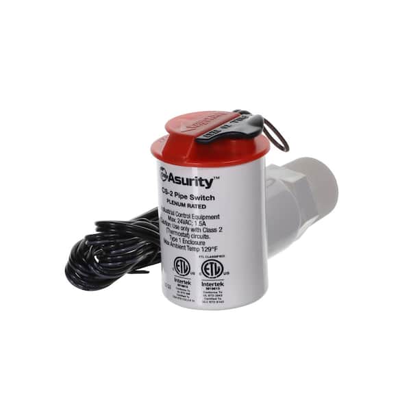 Plenun Rated Pipe-Mounted Elbow Condensate Removal Float Switch with LED Indicator
