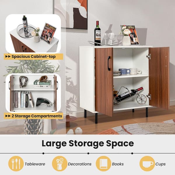 Kitchen storage buffet on sale with shelves