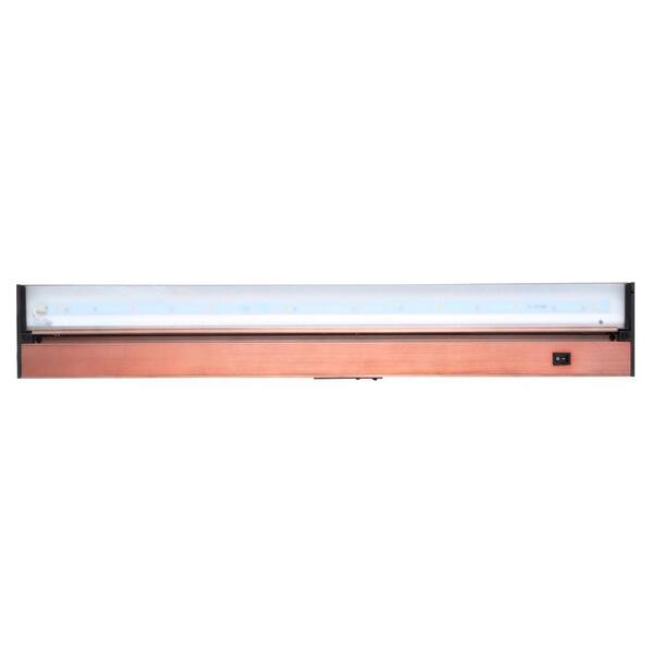Juno Pro-Series 30 in. Brushed Bronze LED Under Cabinet Light with Dimming Capability