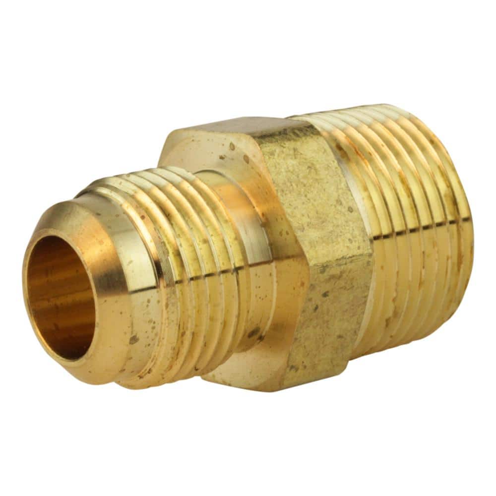 Everbilt 5/8 in. Flare x 3/4 in. MIP Brass Adapter Fitting 801369 - The  Home Depot