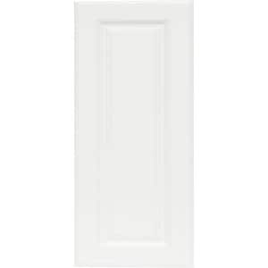 Hampton 11 in. W x 29.37 in. H Wall Cabinet Decorative End Panel in Satin White