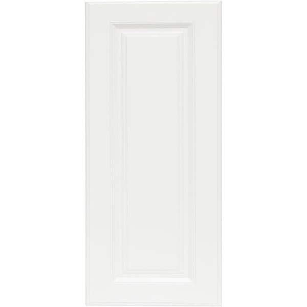 Hampton Bay Hampton 11 in. W x 29.37 in. H Wall Cabinet Decorative End Panel in Satin White