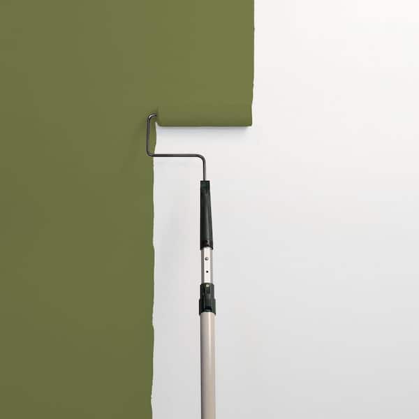 Glidden Premium 5 gal. PPG1122-7 Oakmoss Flat/Matte Exterior Paint