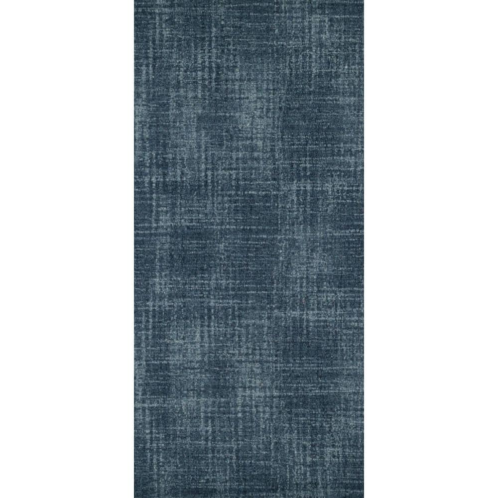 3 ft. x 8 ft. Denim Crosshatch Hand Micro Hooked Wool Indoor Runner Rug price history on PriceWatchPro