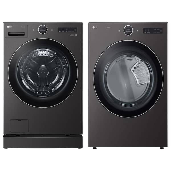 5.0 cu. ft. Smart Front Load Washer with ezDispense and 7.4 cu. ft. Dryer with TurboSteam Set