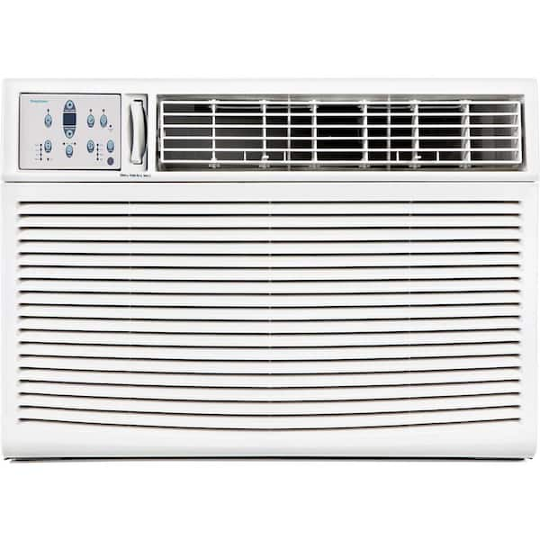 Keystone 25,000 BTU 230V Window Air Conditioner Cools 1500 Sq. Ft. with Heater, Sleep Mode and Auto Restart in White