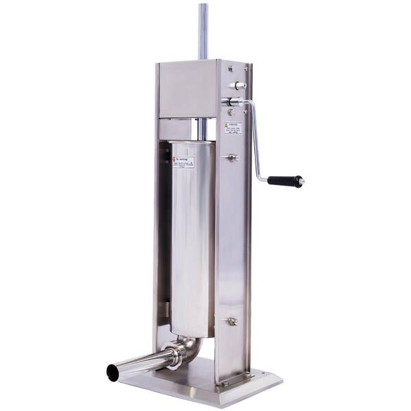 Vertical Meat Stuffer – 3L Sausage Stuffer Machine with Nozzles – 7 Penn