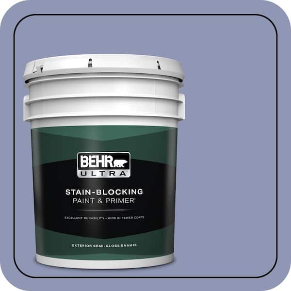 BEHR ULTRA 5 gal. #S540-4 Vintage Ribbon Semi-Gloss Enamel Exterior Paint & Primer