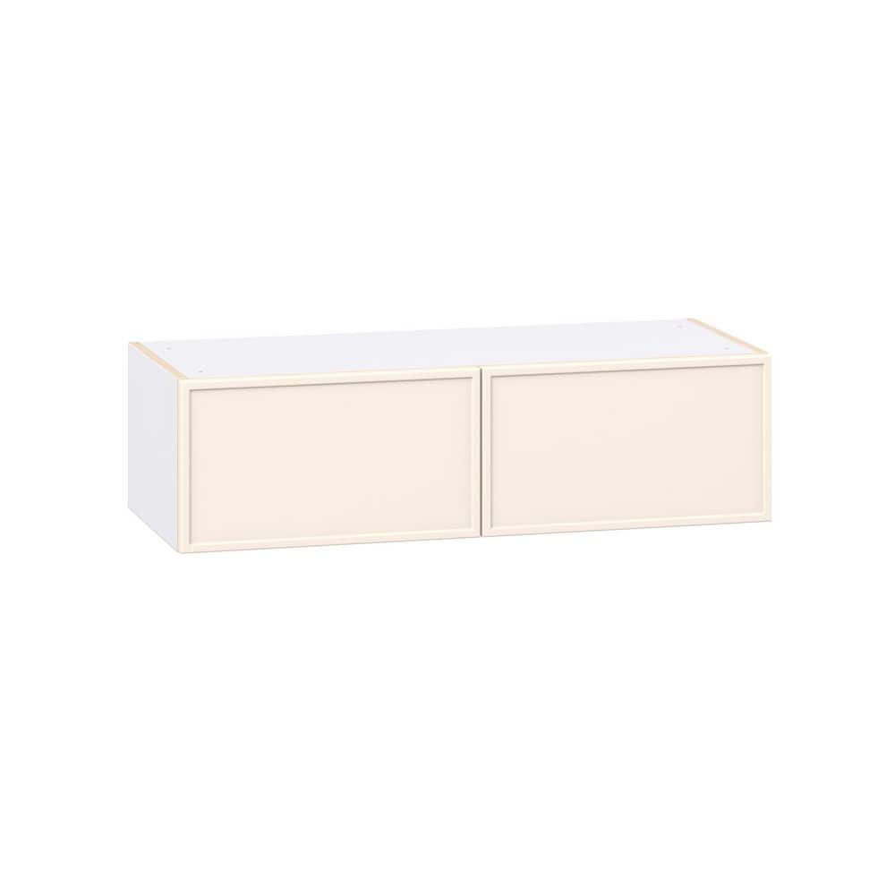 Fairview 36 in. W x 14 in. D x 10 in. H Assembled Slim Shaker Wall Bridge Kitchen Cabinet in Washed Linen price history on PriceWatchPro