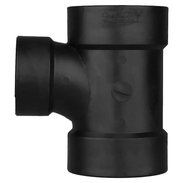 Charlotte Pipe 4 in. x 3 in. ABS DWV San Tee ABS004012000HD - The
