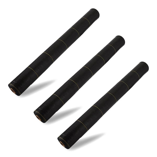 6 ft. Wide Weed Barrier Landscape Fabric Ground Cover, 300 ft. (3-Pack)