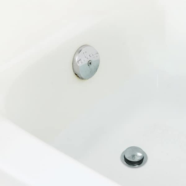 DANCO 2 in. Plastic Touch-Toe Bathtub Drain Stopper in
