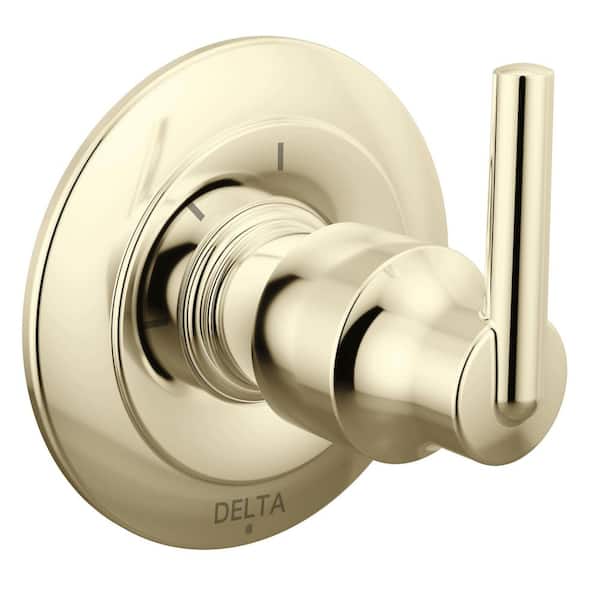 Delta Trinsic 1-Handle Wall Mount 3-Function Diverter Valve Trim Kit in Polished Nickel (Valve Not Included)