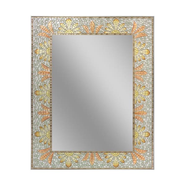 Deco Mirror 30 in. L x 24 in. W Bahama Rectangle Wall Mirror