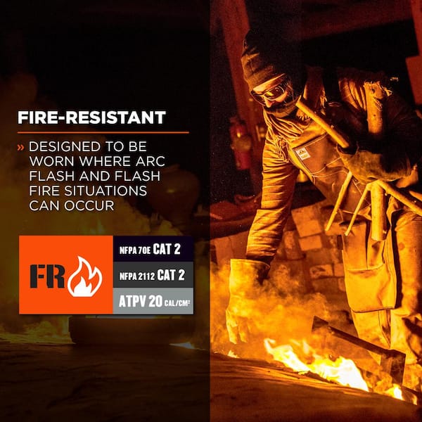 N-Ferno 6847 Black Fire-Resistant Balaclava Face Mask