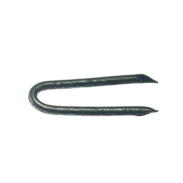 Grip-Rite 1-1/4 in. x 1/4 in. 9-Gauge Exterior Galvanized Fence Staples 30 lb. Box
