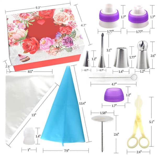 Stainless Steel Piping Nozzle - Cake Decorating Tool For Cream, Butter, Icing | Kitchen Baking Accessory - View #7