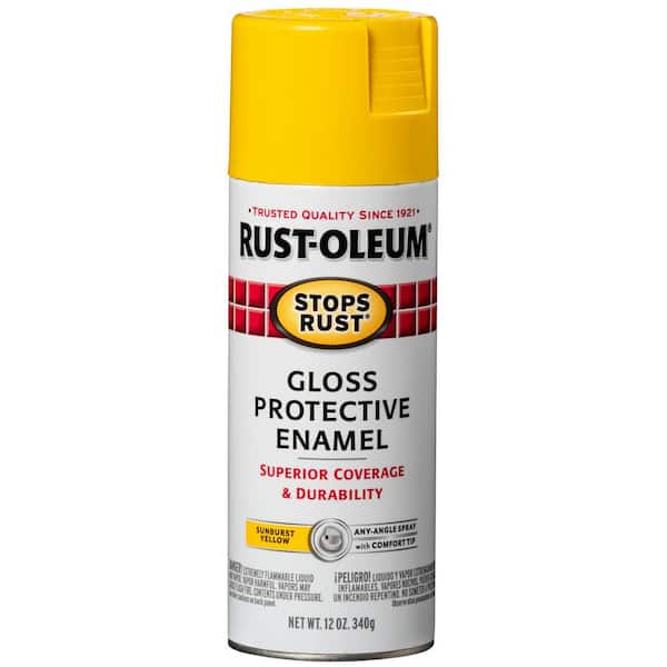 Rust-Oleum Specialty 11 oz. Fluorescent Yellow Spray Paint (6-Pack) 342571  - The Home Depot