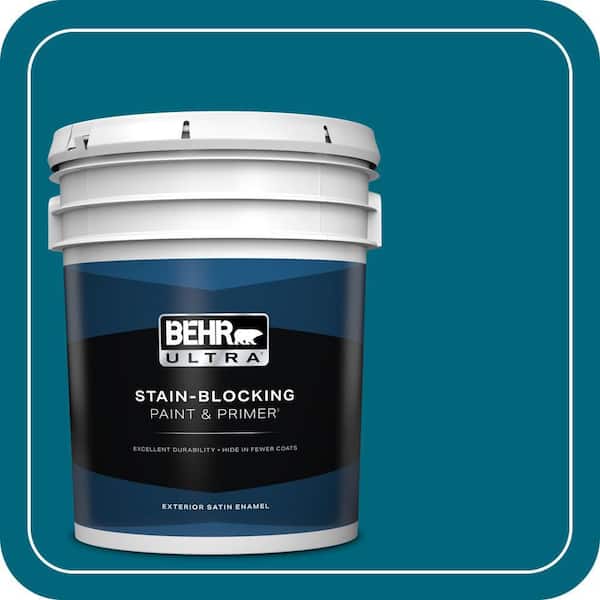 BEHR ULTRA 5 gal. #P480-7 Striking Satin Enamel Exterior Paint & Primer