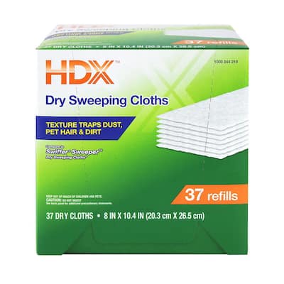 Dry Floor Cleaning Cloths (37-Count)