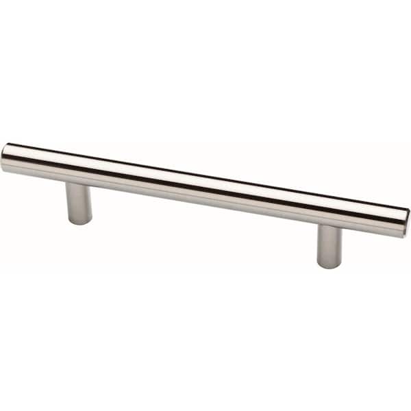 Liberty Liberty Essentials 4 in. (102 mm) Stainless Steel Cabinet Drawer Bar  Pull (25-Pack) P35304K-SS-B1 - The Home Depot
