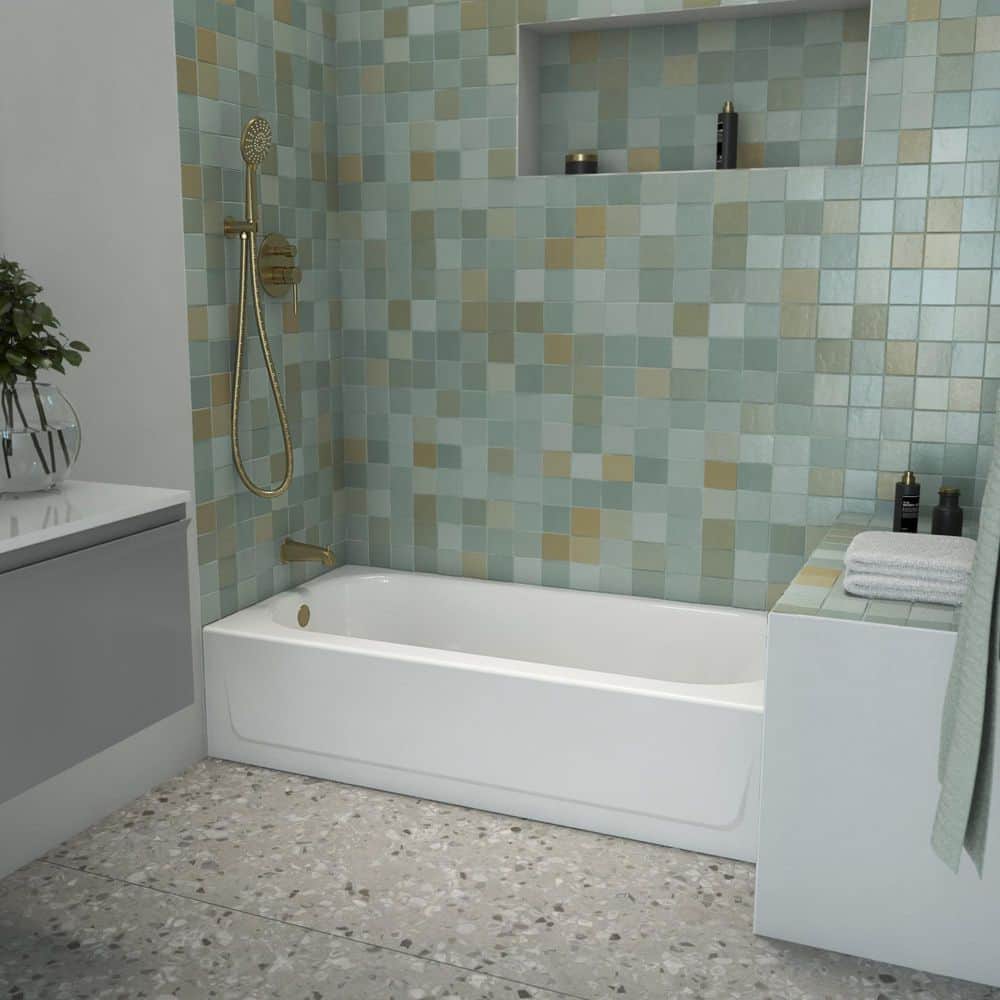 Bootz Industries Bootzcast 60 in. x 30 in. Soaking Alcove Bathtub