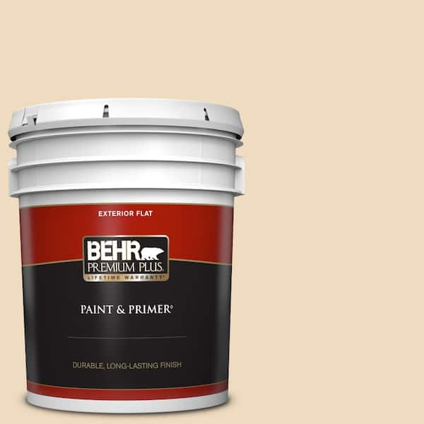 BEHR PREMIUM PLUS 5 gal. #BXC-74 Phoenix Villa Flat Exterior Paint & Primer