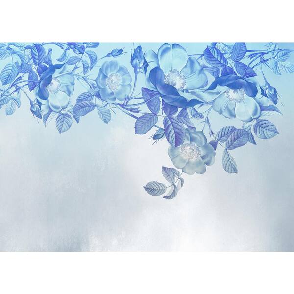 Komar Blue Aura Wall Mural X71094 The Home Depot