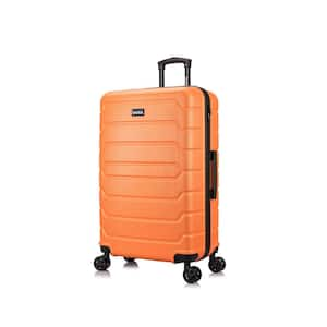 orange hardside luggage