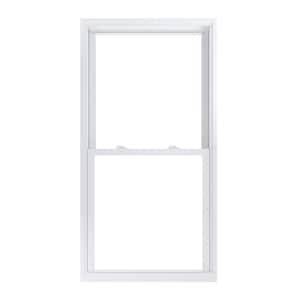 31.75 in. x 61.25 in. 70 Pro Series Low-E Argon Glass Double Hung White Vinyl Replacement Window, Screen Incl