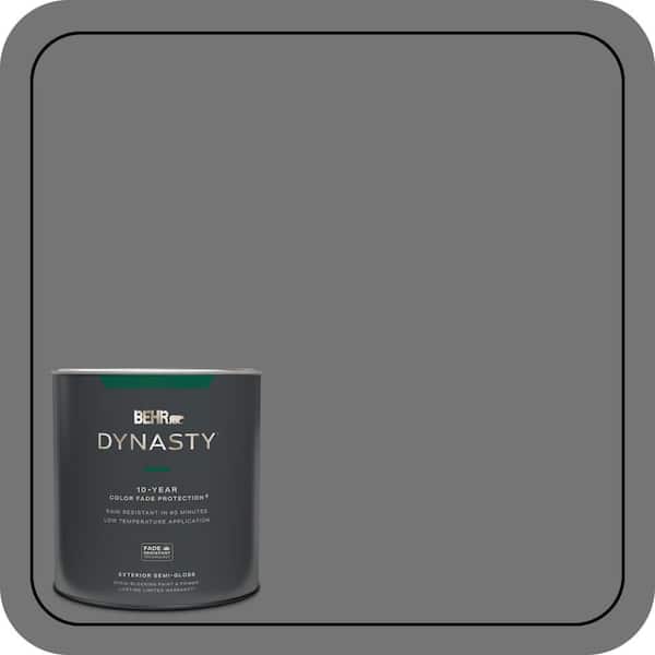 BEHR DYNASTY 1 qt. #N520-5 Iron Mountain Semi-Gloss Exterior Stain-Blocking Paint & Primer