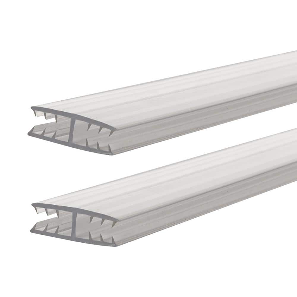 Panel Gripper 7/16 in. D x 1-1/8 in. W x 46 in. L Clear Plastic H-Channel D