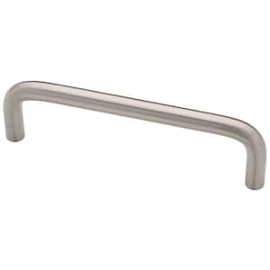 3-3/4 in. (96mm) Center-to-Center Satin Nickel Wire Drawer Pull