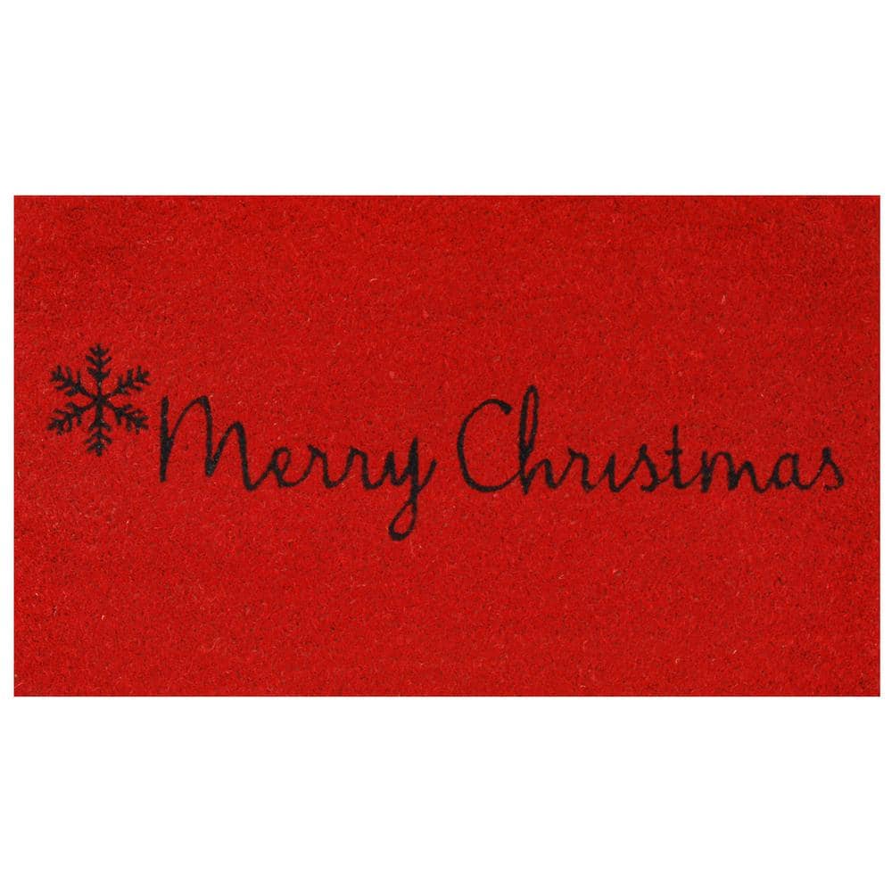 "Red Merry Christmas Doormat, 24"" x 36""" price history on PriceWatchPro