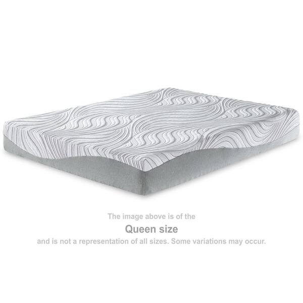 Signature DESIGN BY ASHLEY 10 in. Memory Foam California King Medium Memory Foam 10 in. Bed-in-a-Box Mattress