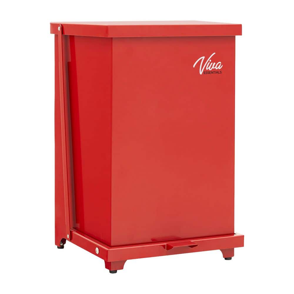 13 Gal. Red Hazardous Material Steel Step-on Trash Can price history on PriceWatchPro
