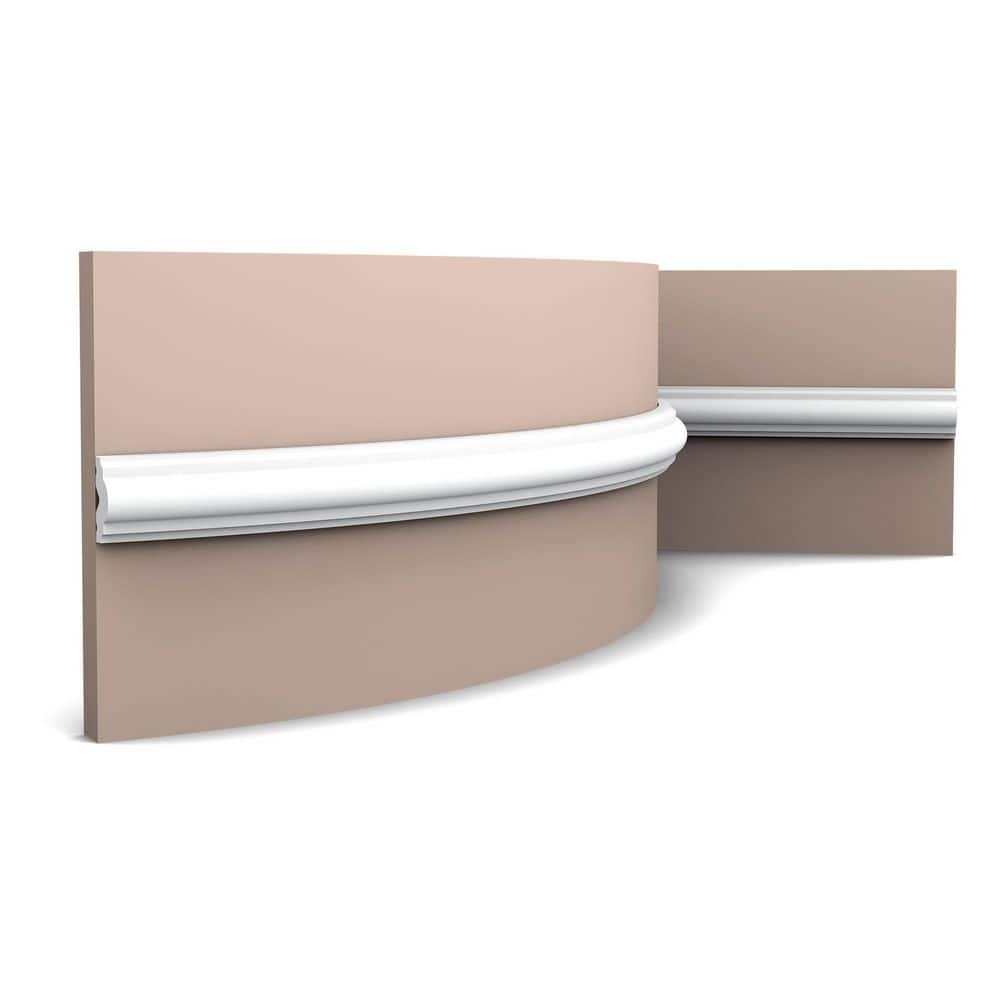 78.75'' H x 1'' W x 0.5'' D Plastic Chair Rail