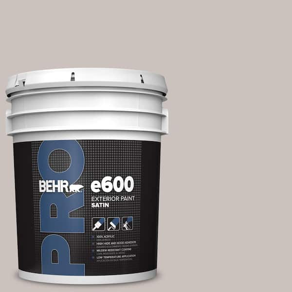BEHR PRO 5 gal. #N140-2 Chicago Fog Satin Exterior Paint