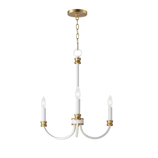 Maxim Lighting Charlton 3-Light White Chandelier