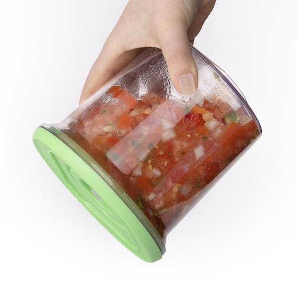 Asdomo Vacuum Seal Containers Food Storage Box Plastic Silicone Anti-Drop  And Wear-Resistan With Manual Pump Transparent Boxes 