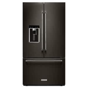 23.8 cu. ft. French Door Refrigerator in Black Stainless with PrintShield, Counter Depth