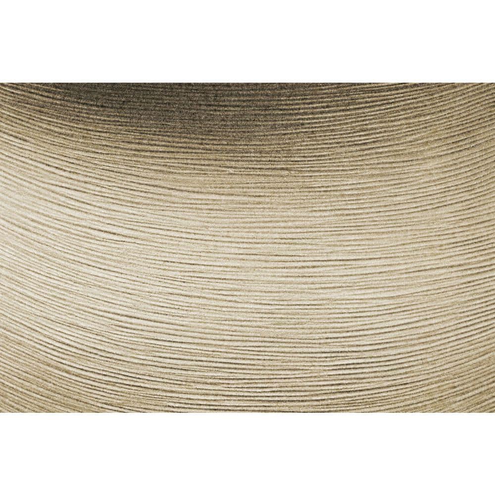 Sandstone Plastic Rain Barrel with Planter Top